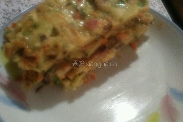 香烙鸡蛋饼的做法图解5