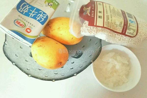 芒果牛奶西米露冰棒的做法图解1