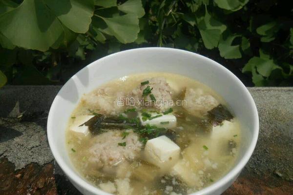 酸菜豆腐肉丸汤的做法图解6