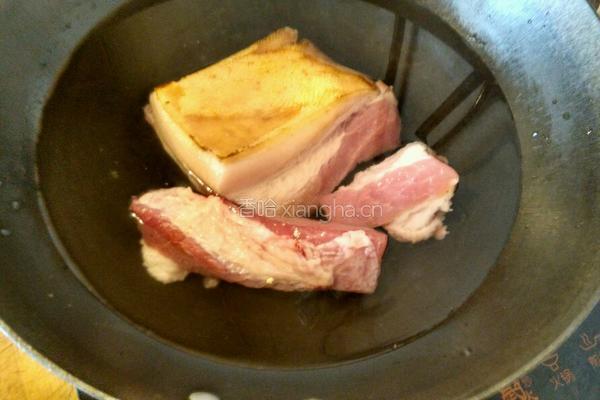 少油沙锅红烧肉的做法图解3