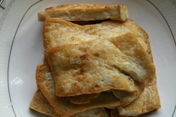 豆腐炒肉的做法图解2