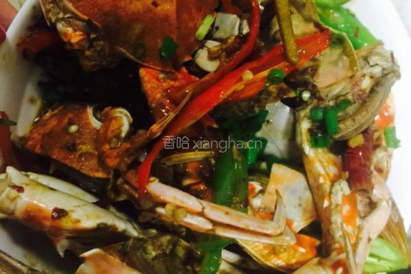 香辣螃蟹的做法图解4