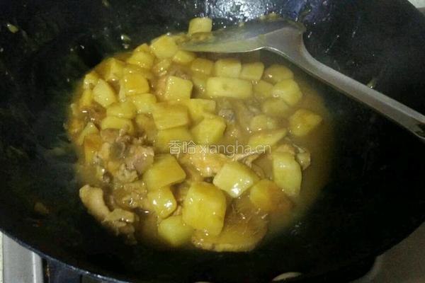 土豆咖喱鸡块的做法图解8