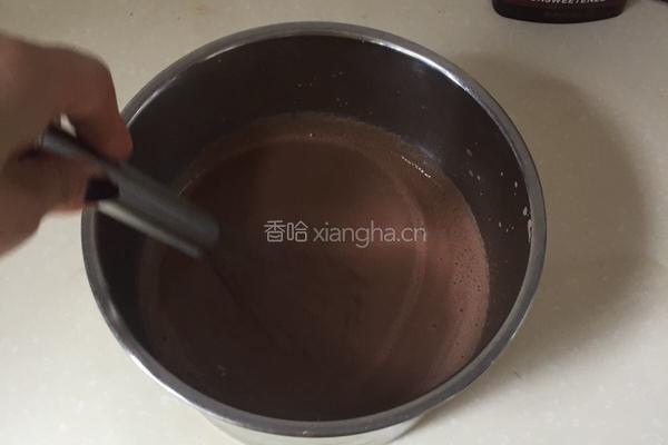 布朗尼巧克力冰淇淋的做法图解7