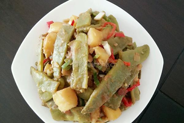 土豆炖豆角的做法图解16
