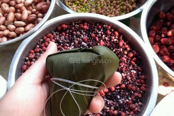 自制杂粮粽子的做法图解6
