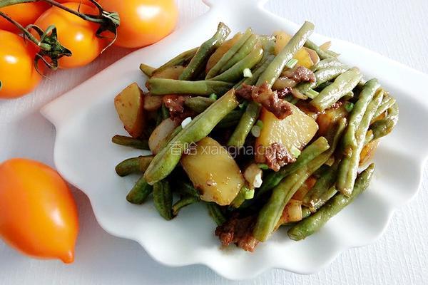 土豆豆角炒肉