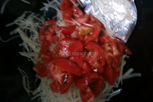 西红柿汁土豆丝的做法图解5