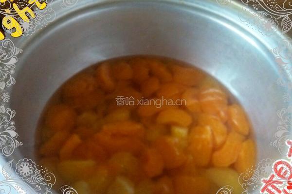 黄杏罐头的做法图解3