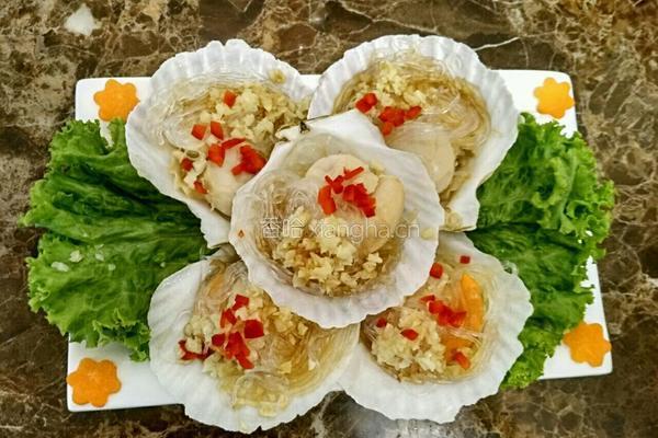 蒜蓉粉丝扇贝的做法图解4