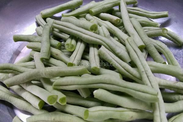 翡翠四季豆的做法图解2