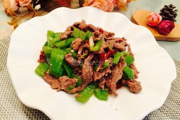 尖椒牛柳的做法图解5