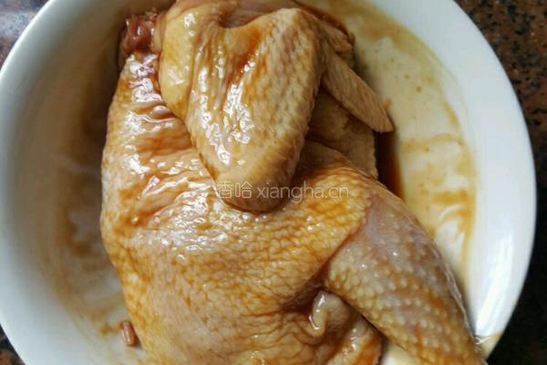 电饭锅沙姜焗鸡的做法图解3