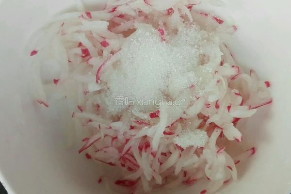 糖醋水萝卜～凉菜的做法图解4