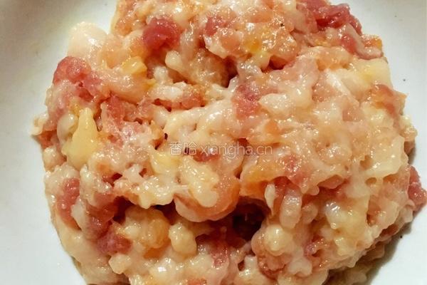 毛豆咸菜炒肉末的做法图解1