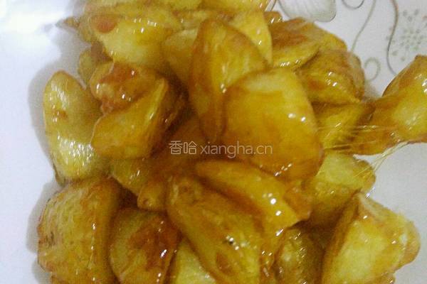拔丝土豆的做法图解3