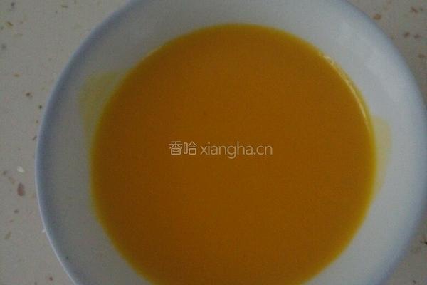 黄玫瑰芒果布丁的做法图解3