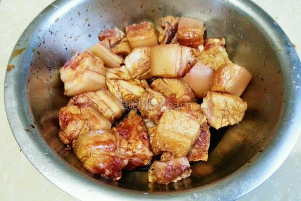 梅菜扣肉的做法图解4