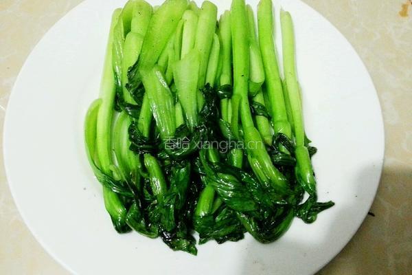 香菇菜心的做法图解6