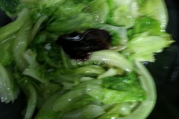 耗油蒜泥生菜的做法图解5