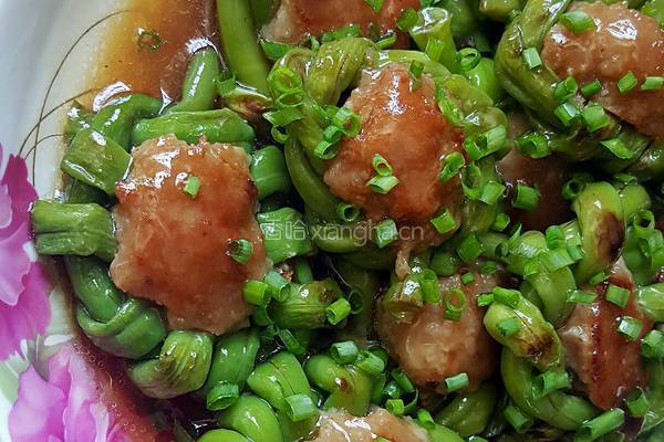 豆角酿肉的做法图解13