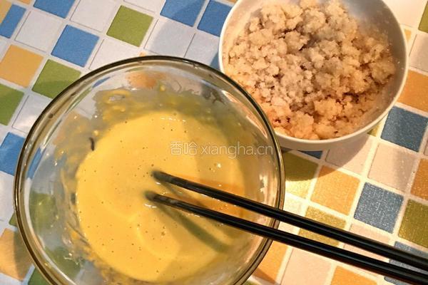 豆渣鸡蛋饼的做法图解3