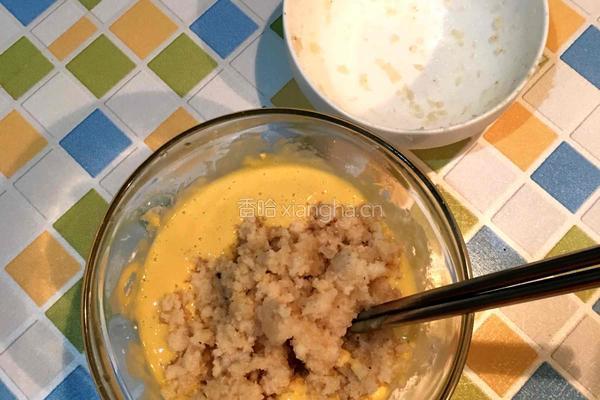 豆渣鸡蛋饼的做法图解4
