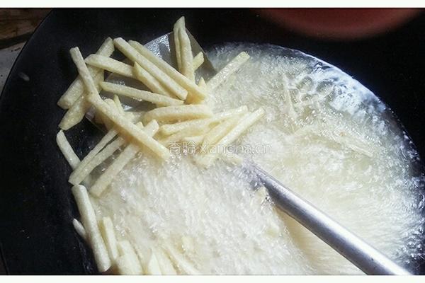 自制炸薯条的做法图解7
