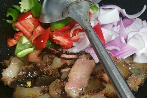 千叶豆腐炖腊肉的做法图解3