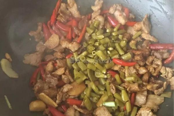 泡椒酸豆角炒肉片的做法图解9