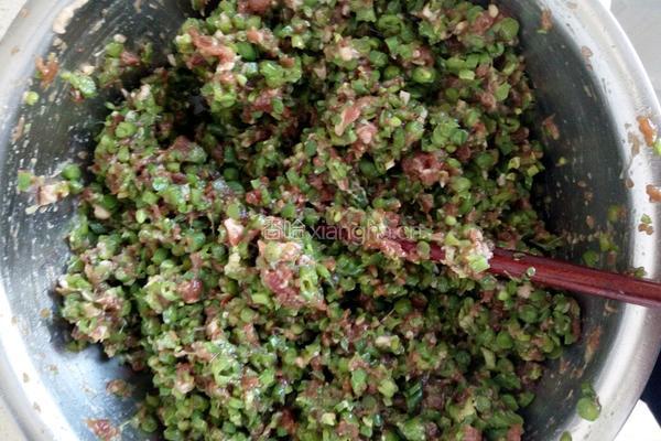 豆角肉馅水饺的做法图解5