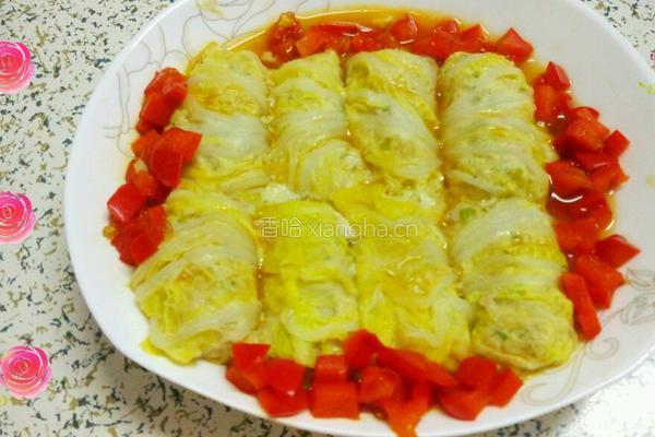 白菜肉卷的做法图解6