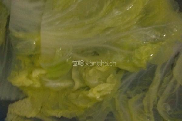 白菜肉卷的做法图解2