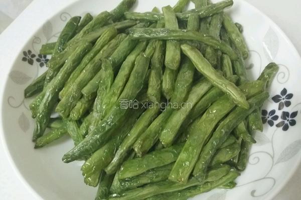 干煸豆角的做法图解4