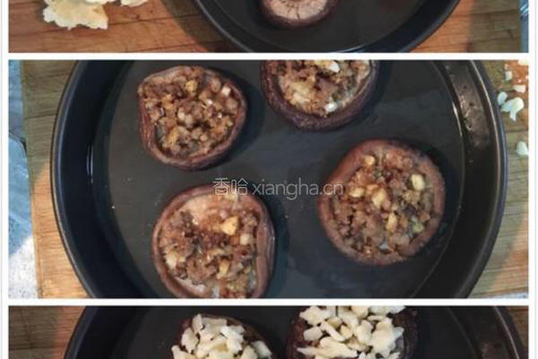 焗烤肉末香菇的做法图解5