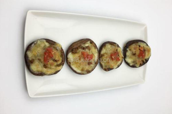 焗烤肉末香菇的做法图解6