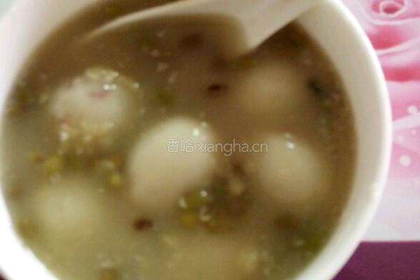 绿豆汤圆的做法图解3