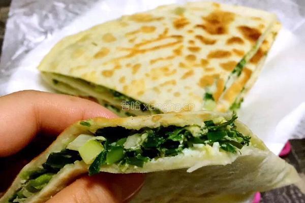 鸡蛋小葱饼的做法图解7