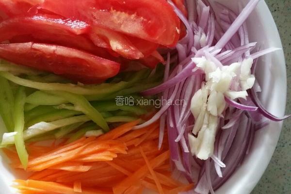 炒合菜的做法图解2