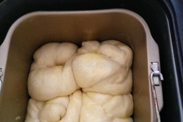 炼奶面包(中种）面包机版的做法图解8