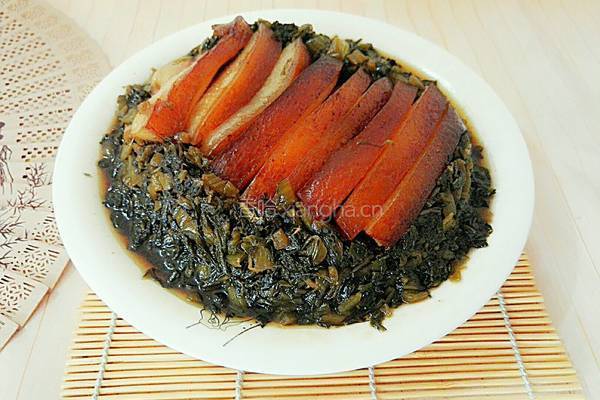 梅菜扣肉的做法图解10