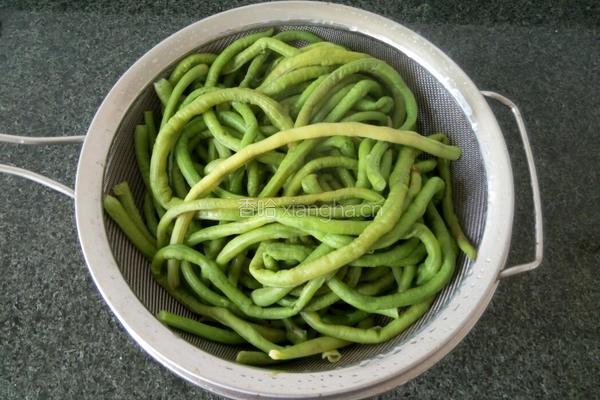 晒豆角干的做法图解2