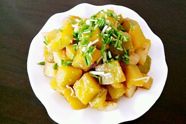 土豆炖南瓜的做法图解8