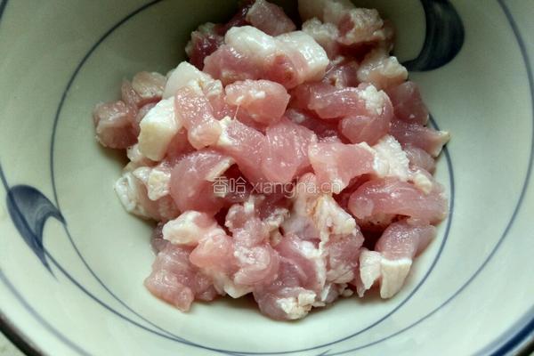 酸豆角炒肉沫的做法图解3