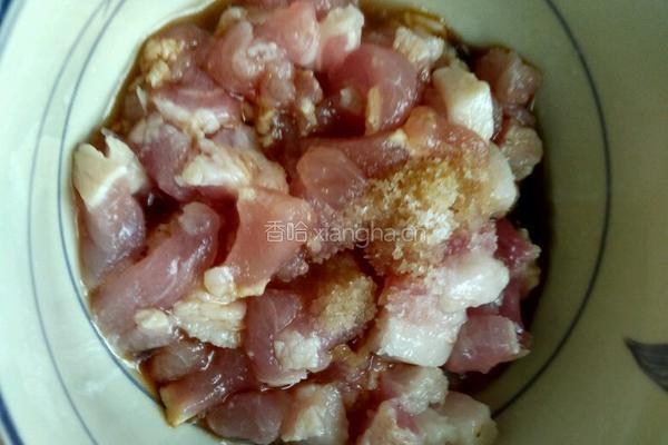 酸豆角炒肉沫的做法图解4