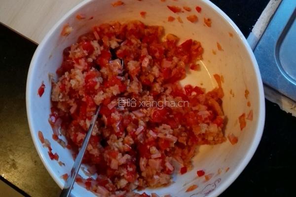 红椒火腿笼的做法图解1