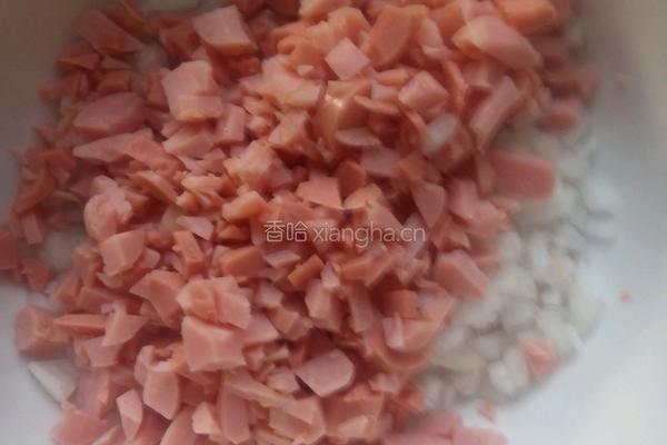 火腿丸子的做法图解1
