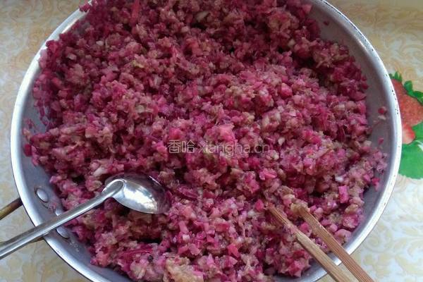 老坛酸菜鸡肉锅贴的做法图解5