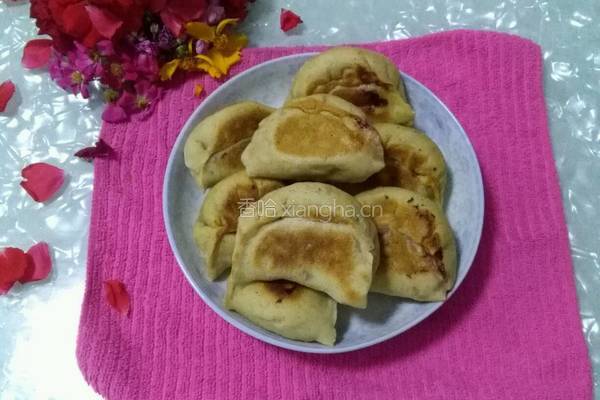 老坛酸菜鸡肉锅贴的做法图解10