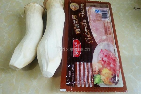 培根杏鲍菇卷的做法图解1